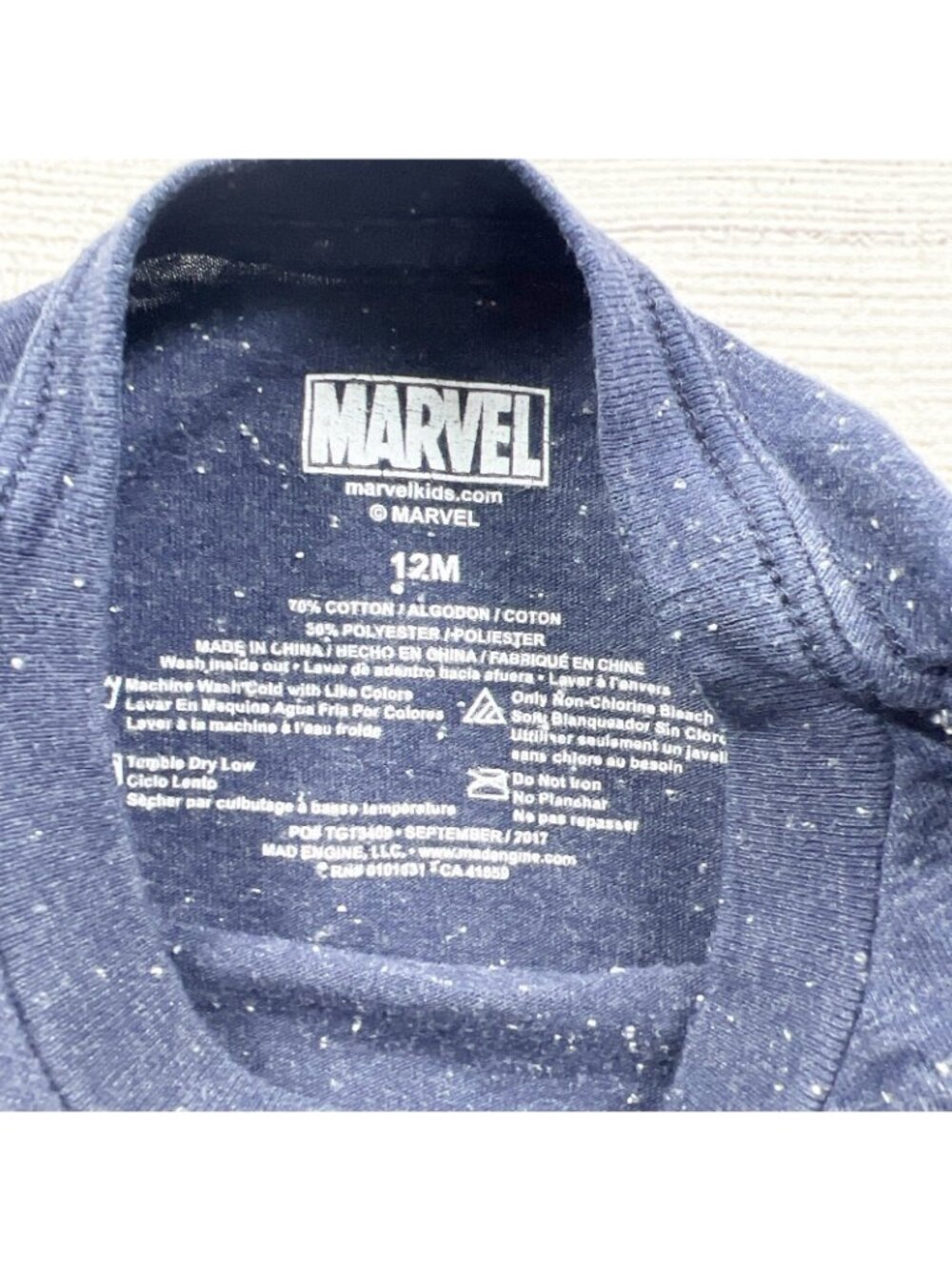 Marvel Avengers T-Shirt “Stronger Together” Captain America Hulk 9-12 Months - Picture 2 of 3